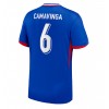 Frankreich Eduardo Camavinga #6 Heimtrikot EM 2024 Kurzarm